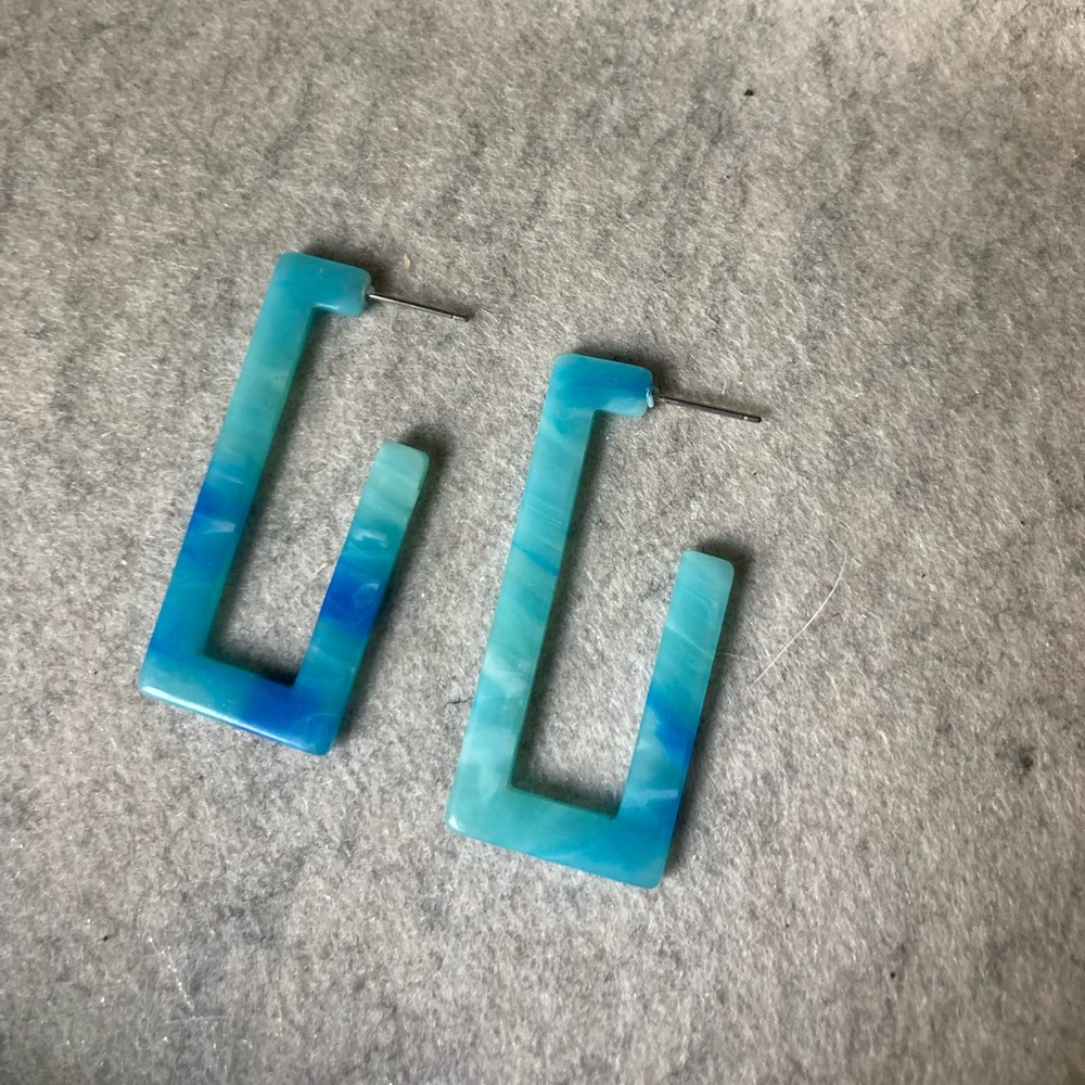 Blue earrings